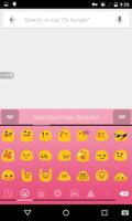Emoji Keyboard - Macaron Pink Screenshot 2