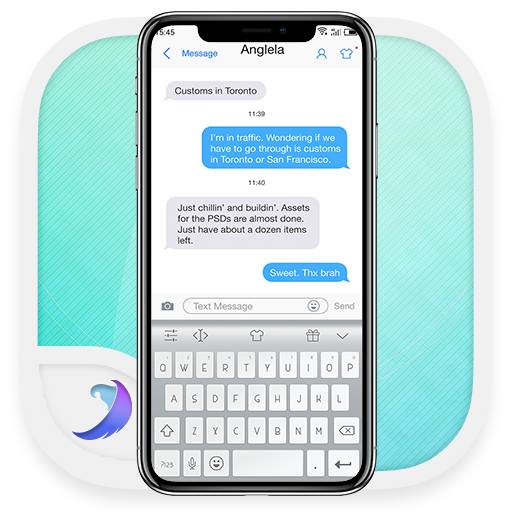 Emoji Keyboard - OS White
