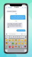 Emoji Keyboard - OS White تصوير الشاشة 2