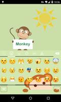 Emoji Keyboard-Monkey تصوير الشاشة 3