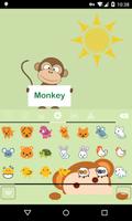 Emoji Keyboard-Monkey captura de pantalla 1
