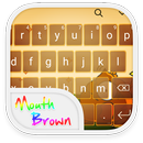 Emoji Keyboard-Mouth Brown APK
