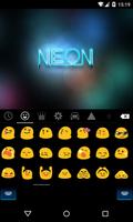 2 Schermata Emoji Keyboard-Neon