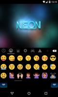 Emoji Keyboard-Neon capture d'écran 3