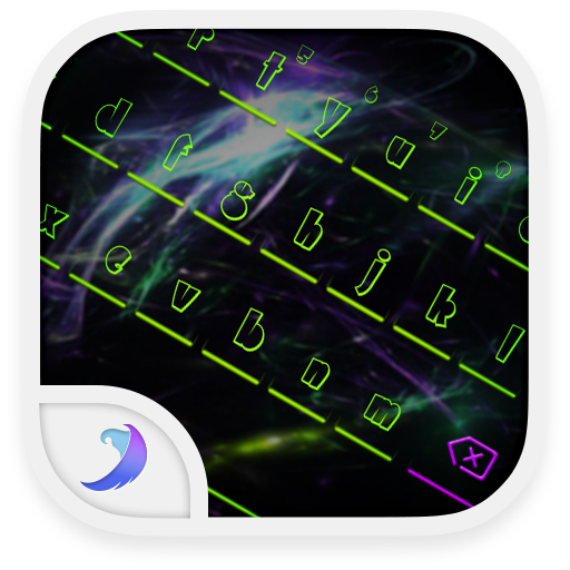 Emoji Keyboard-Neon Light