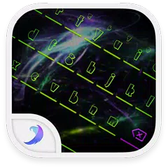Скачать Emoji Keyboard-Neon Light APK
