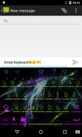 1 Schermata Emoji Keyboard-Neon Light