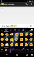 2 Schermata Emoji Keyboard-Neon Light