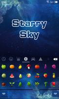 Emoji Keyboard-Starry Sky screenshot 3
