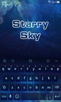 Emoji Keyboard-Starry Sky poster