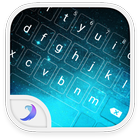 Emoji Keyboard-Night Sky Cyan Zeichen