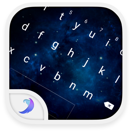 Emoji Keyboard - Night Sky Lg