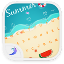 Emoji Keyboard-At the Beach APK