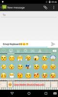 Emoji Keyboard-Antique Lace स्क्रीनशॉट 3