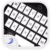 Emoji Keyboard-Black and White