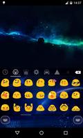 Emoji Keyboard-Blue Ray capture d'écran 1