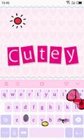 Emoji Keyboard-Cutey الملصق