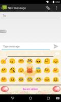 Emoji Keyboard - Cute Chicken imagem de tela 2