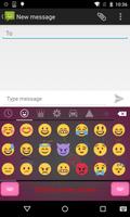 Emoji Keyboard - Candy Pink ảnh chụp màn hình 1