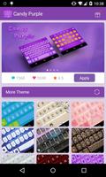 Emoji Keyboard-Candy Purple Affiche