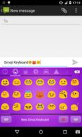 برنامه‌نما Emoji Keyboard-Candy Purple عکس از صفحه