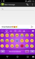 برنامه‌نما Emoji Keyboard-Candy Purple عکس از صفحه