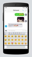 Emoji Keyboard- OS11 White capture d'écran 1