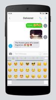Emoji Keyboard- OS11 White capture d'écran 2
