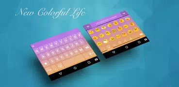 Emoji Keyboard -Colorful Theme