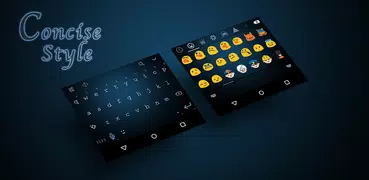 Emoji Keyboard-Concise Style