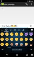 Emoji Keyboard-Concise Style imagem de tela 3