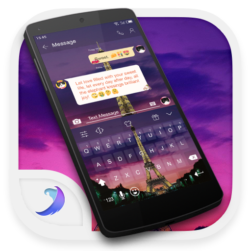Emoji Keyboard - Eiffel Tower
