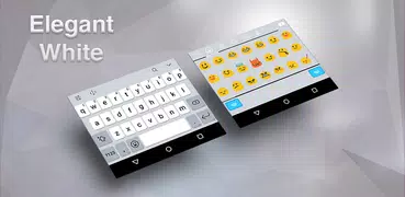 Emoji Keyboard - OS9 White