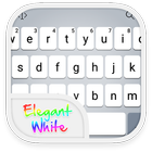 Emoji Keyboard - OS9 White আইকন
