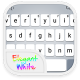 Emoji Keyboard - OS9 White آئیکن
