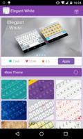 Emoji Keyboard - OS9 White poster