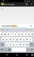 Emoji Keyboard - OS9 White ảnh chụp màn hình 1