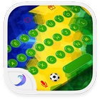 Emoji Keyboard-Football Field icône