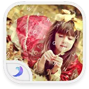 Emoji Keyboard-Girl and Leaf