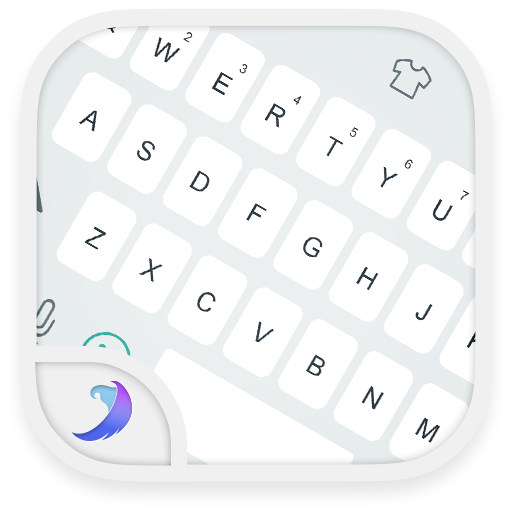 Emoji Keyboard-Gracy White