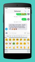 برنامه‌نما Emoji Keyboard-Gracy White عکس از صفحه