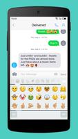 Emoji Keyboard-Gracy White تصوير الشاشة 3