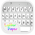 Emoji Keyboard-Letter Paper أيقونة