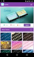 Emoji Keyboard-Lotus پوسٹر