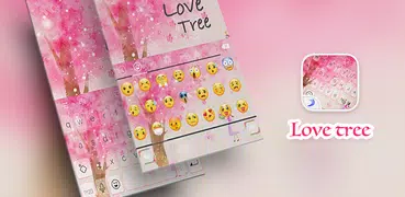 Emoji Keyboard-Love Tree
