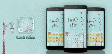 Emoji Keyboard-Love Kiss