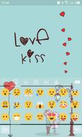 Emoji Keyboard-Love Kiss ภาพหน้าจอ 3