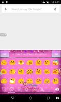 Emoji Keyboard - Lover Pink 截图 2