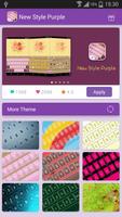 Emoji Keyboard-NewStyle Purple 포스터