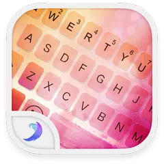 Скачать Emoji Keyboard-Purple Sunrise APK
